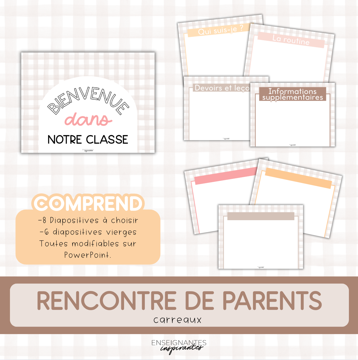 Image of Rencontre de parents (carreaux)